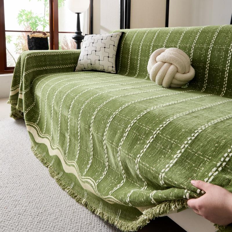 Luxury Full Coverage Sofa Cover Cat Scratch Proof Sofa Protector Blanket