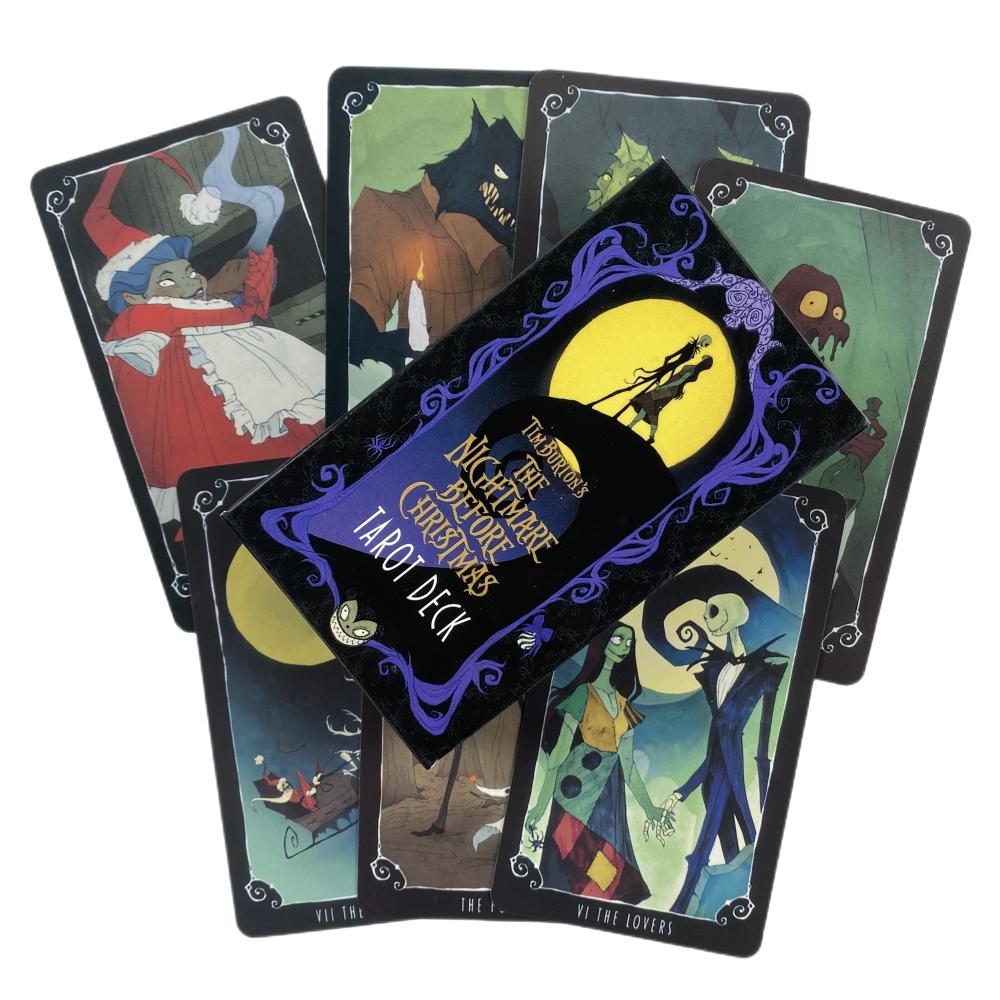 Witches Tarot Cards Divination Deck English Versions Edition Oracle Board Playing Game For Party