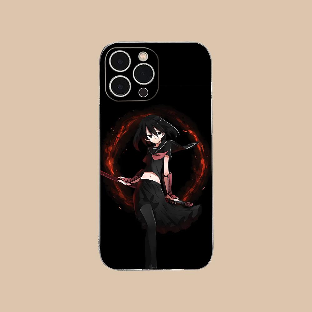 

Akame Kurome Clear TPU Mobile Case for iPhone 17 16 15 14 13 12 11 X XR XS Air Pro Max Plus Mini Colorful Cover iPhone XS Max