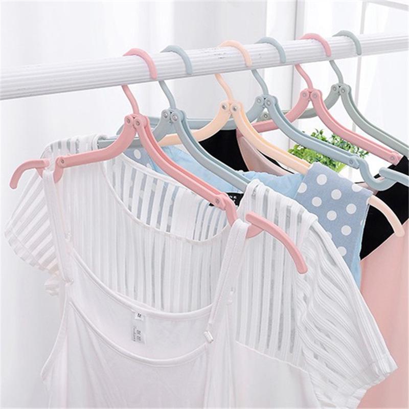 Portable Non-slip Travel Folding Clothes Hanger and Drying Rack for Dorms