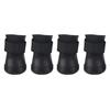 4pcs Flexible Pet Rain Boots Waterproof Waterproof Dog Boots Dog Rain Shoes  Outdoor Travel