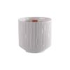 Handmade Soy Wax Vertical Striped Wood Core Ceramic Cup Scented Candle Creative High-end Scented Candle Ins Style