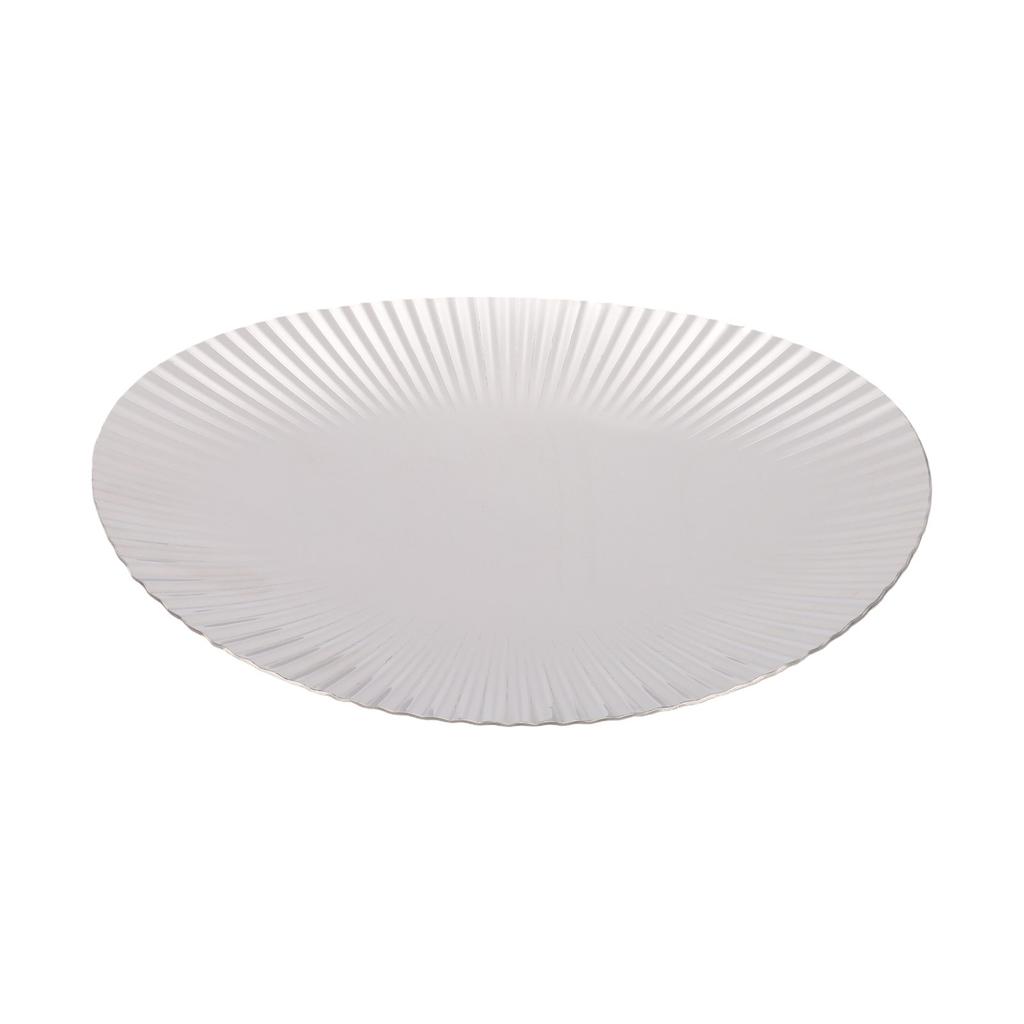 304 Stainless Steel Serving Tray Oval Platter Decorative Fruit Platter for Home Living Room