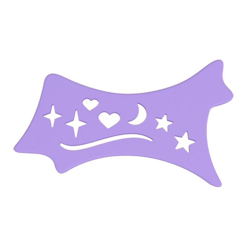

Eyeshadow Stencils Reusable Eyeliner Stencil Eye Makeup Tool Winged Eyeliner Pad Eyeshadow Applicator Eyeliner Tool 1 фіолетовий