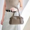 First Layer Cowhide Women'S Bag Commuting High-End Sense Large-Capacity Leather Boston Shoulder Messenger Handbag