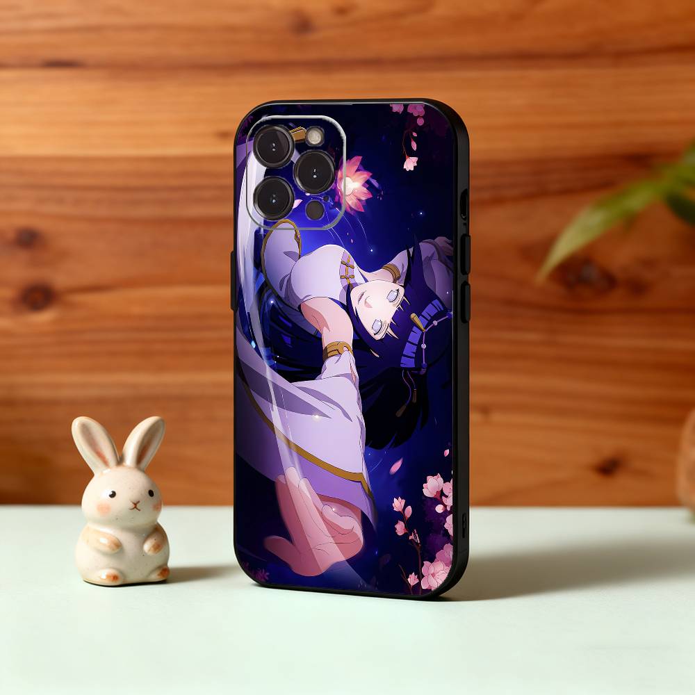 H-Hinata Anime H-Hyuga Phone Case For iPhone17 16 15 14 13 12 11 Pro Max Plus,5G Soft Black Case