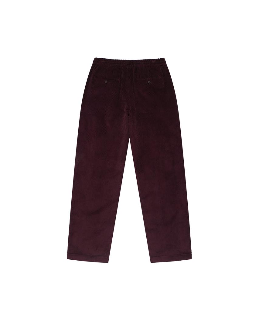 SOLEW Corduroy String Pants_Burgundy