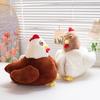 Cute big cock hand warmer pillow plush toy doll hen doll children soothing doll