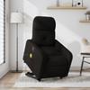 Massage Recliner with Rising Aid Black Fabric