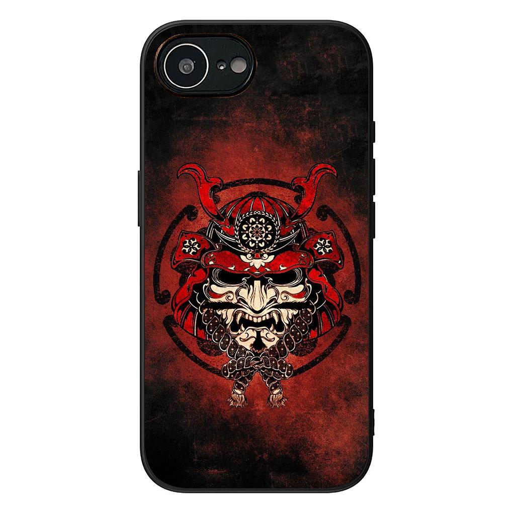 Japan Samurai Skeleton Skull Chinese Style Phone Cover for Xiaomi Redmi Note 12 11 10 Pro 10A 10C 12C 14C A4 Note12 5G Soft Case