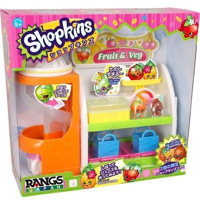 Shopkins Season 1 Easy Squeezy Fruit Veg Stand Playset RANGS Japan FS