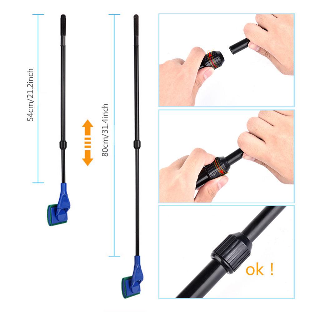 5-in-1 Extendable Aquarium Cleaning Brush Set