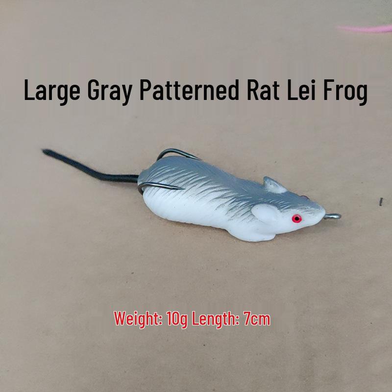 

Лей Лягушка Мышь Черная Рыба Бионическая Мягкая Приманка: Модификация не требуется, Искусственная приманка для пресной воды