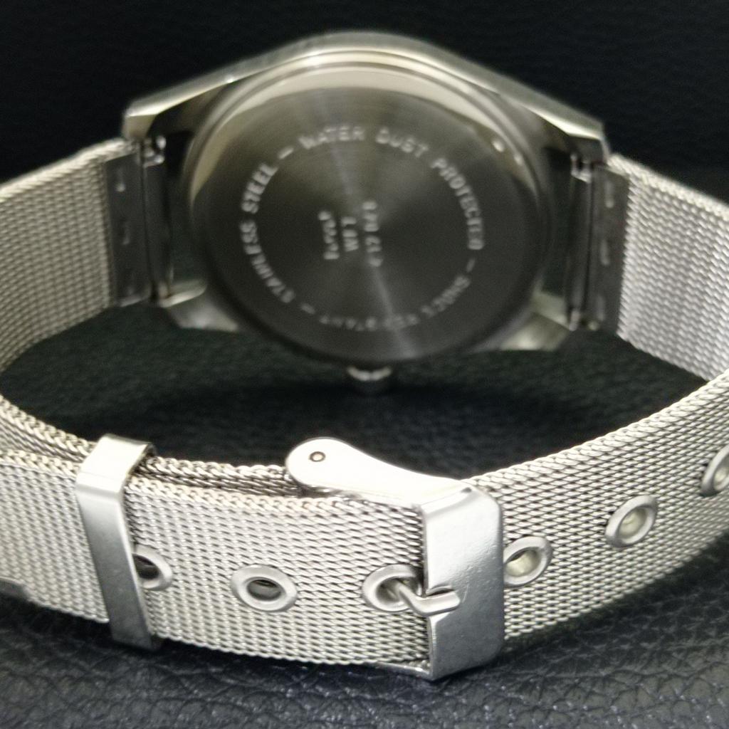 HAND-WINDING VINTAGE HMT INDIAN MENS BLACK COLOR DIAL WATCH A440962-4
