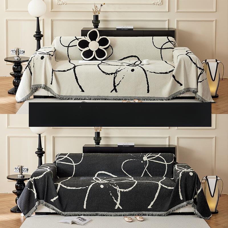 New Modern Simple Sofa Towel All-inclusive Sofa Cushion All-season Chenille Reversible Sofa Cover Full Cover