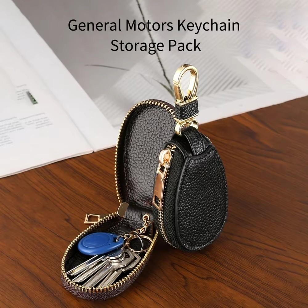 Borsa portachiavi per auto di grande capacità Portachiavi di lusso Custodia portachiavi in pelle elegante Unisex