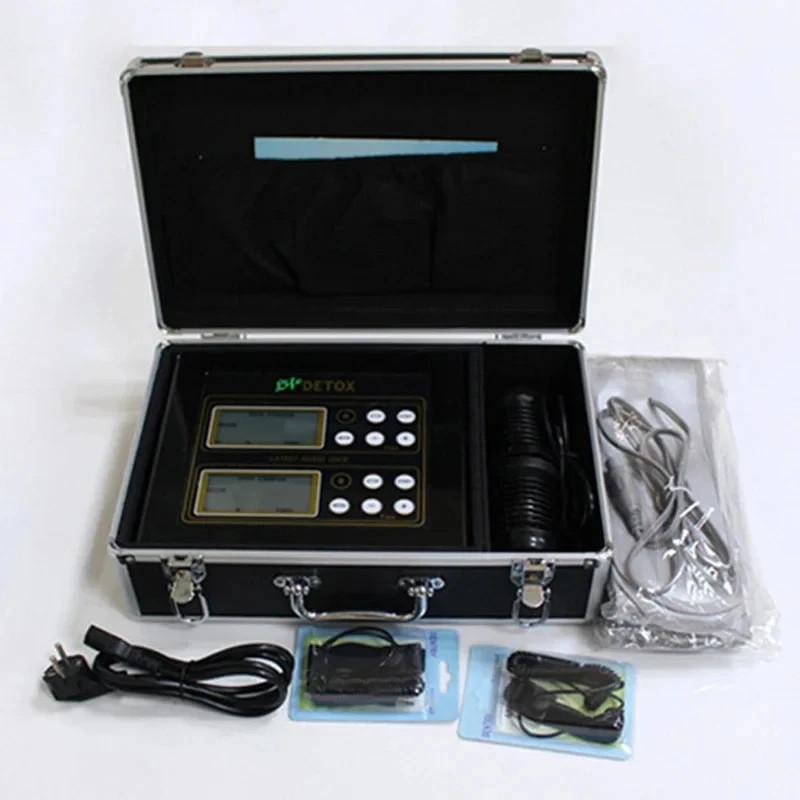 New Detox Foot SPA Machine Dual Ionic Cell Cleanse Massager Far Infrared Feet Bath Therapy Instrument