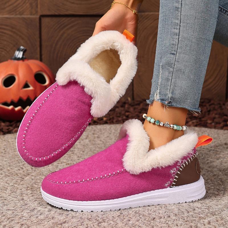 Cotton shoes women's new winter women's thickened cotton boots large size sports warm and comfortable women's snow boots