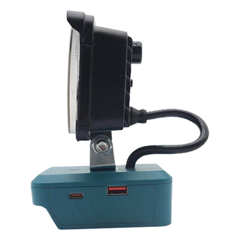 Impermeable ABS Building Flood Light With Tool Battery Agreement And Intelligent Charging Connection