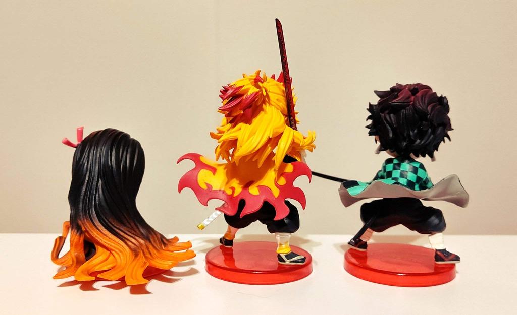 Rengoku Anjuro Kamado Tanjiro Kamado Nezuko 3 Types Set Jump Service for All Applicants Q Posket Petit Demon Kimetsu No Yaiba Q Posket Work Collection