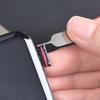 100 Pièces Outil d'éjection de carte SIM en acier inoxydable Portable Aiguille d'éjection Retrait Téléphone portable