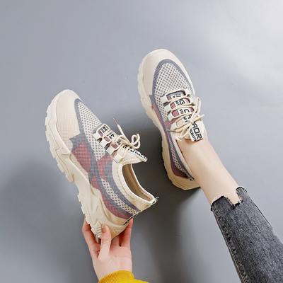 Breathable Women's Casual Sports Shoes - Lightweight Knit Low-Top Sneakers for Running, Fitness & Walking, All-Season Comfort