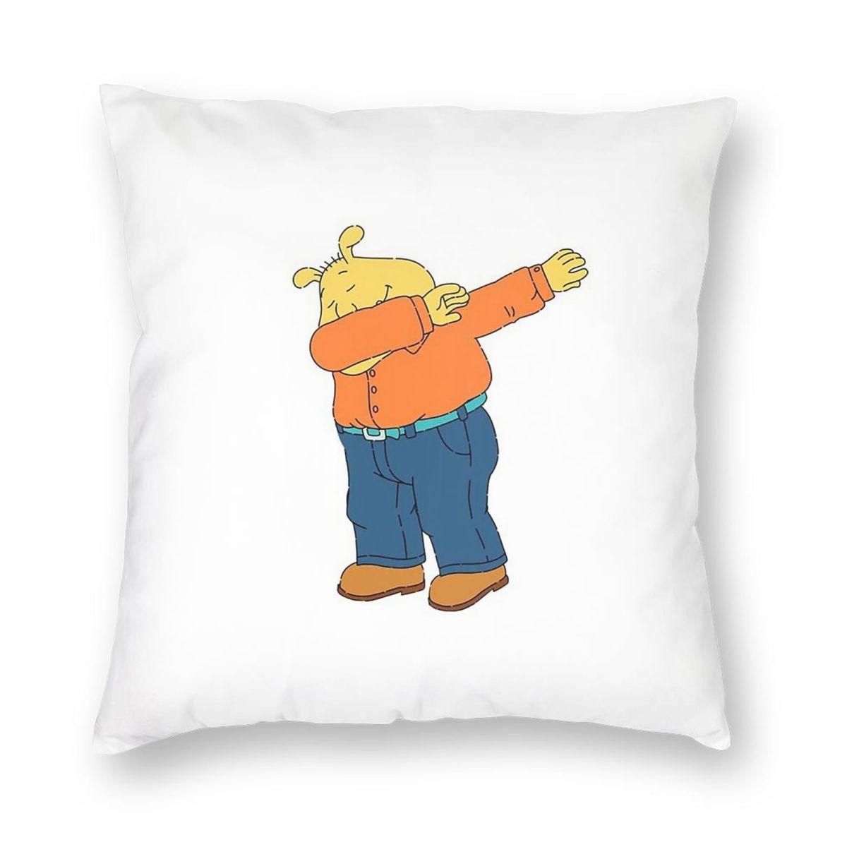 

Наволочка с принтом Артура Бинки Барнса с площади Артура, Полиэстер, Лен, Бархат, На молнии, Декоративная наволочка на подушку для дивана 12x12Inch