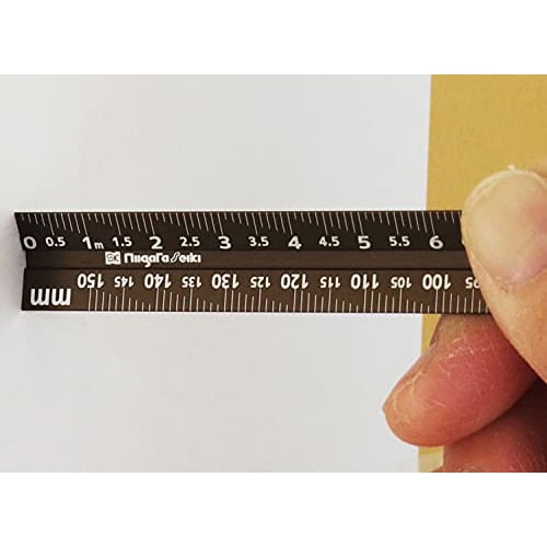 Niigata Seiki SK Made In Japan Aluminum Triangular Scale, Kaidan Measuring Scale, General Use, 15cm, Bronze, TSGA-15KD