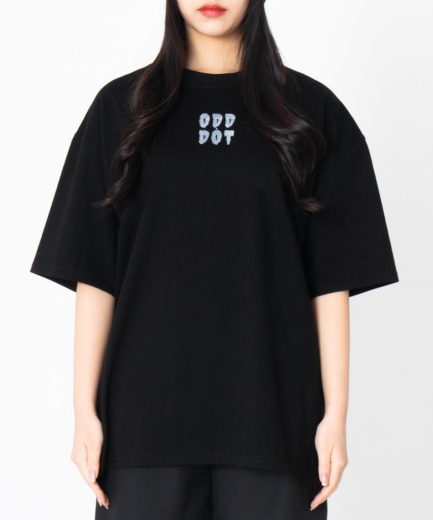 ODD DOT Big Logo T-Shirt_Black