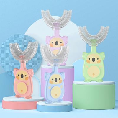 Kinderzahnbürste, ergonomisches Design, Zahnpflege, PP-Griff, Baby-Mundreinigung, manuelle Zahnbürste für die Zahnreinigung