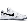 Nike Pantofi de Skateboard Unisex Negru Alb 355152-106, Rezistenți la Abraziune, Ușori, cu Partea Inferioară Joasă, Piele, cu Design Lună și Sabie()