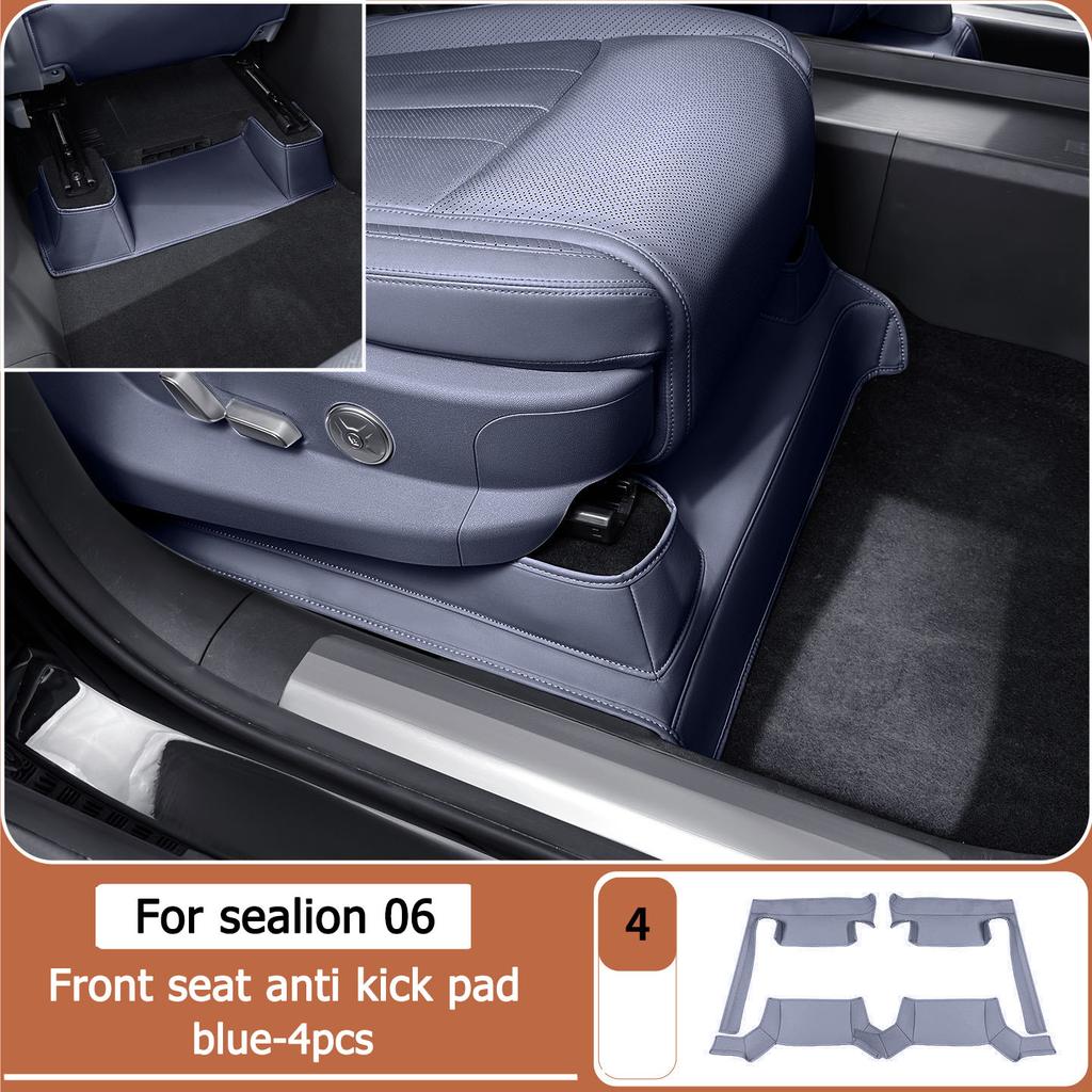 Protective Floor Mat For BYD Sealion 06 EV/DM-I Front Seats To Prevent Kicks And Scratches Car Interior Accessory