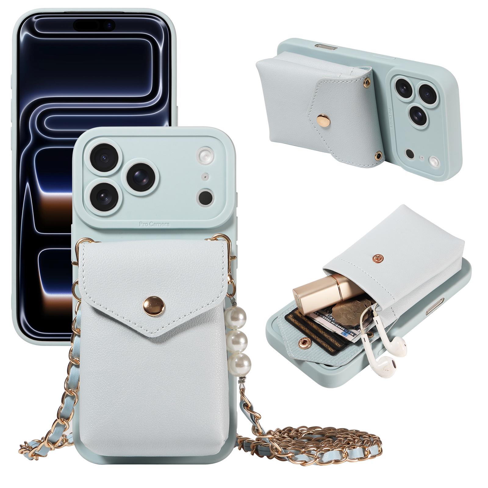 

Leather Phone Case for IPhone 17e/17pro Max/16pro Max/15 14 13 12 11 7 8 Plus X XS XR Shockproof and Drop-resistant Wallet Case iPhone Air синий