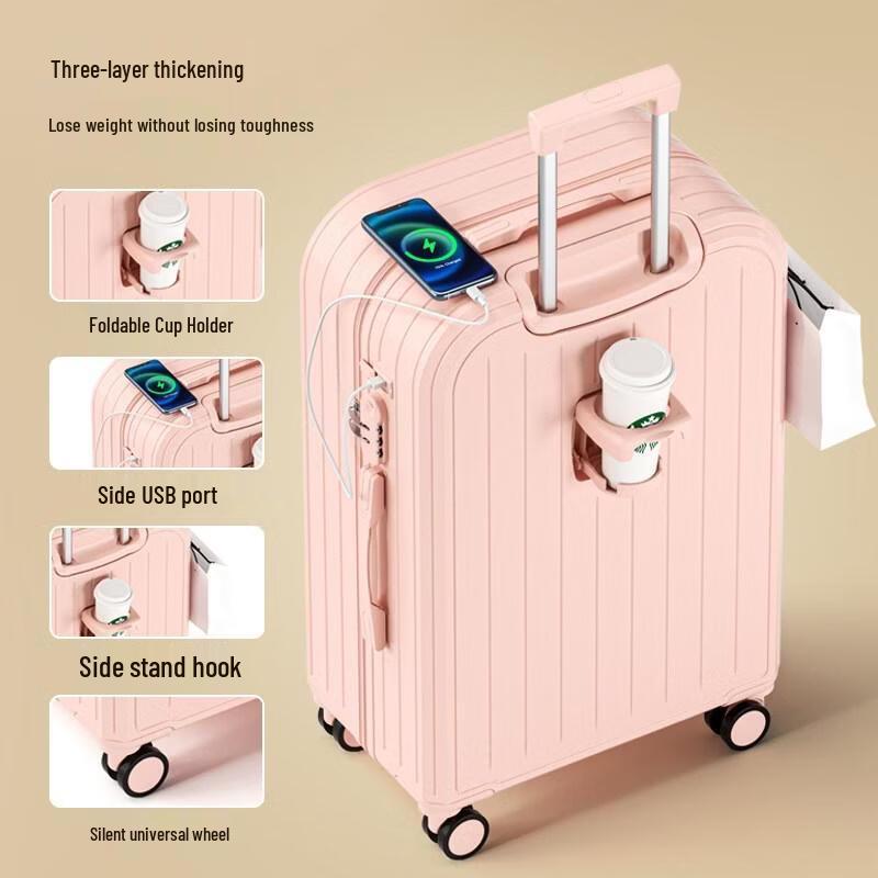 HANDUNYOU 22-inch Hardshell Carry-on Luggage