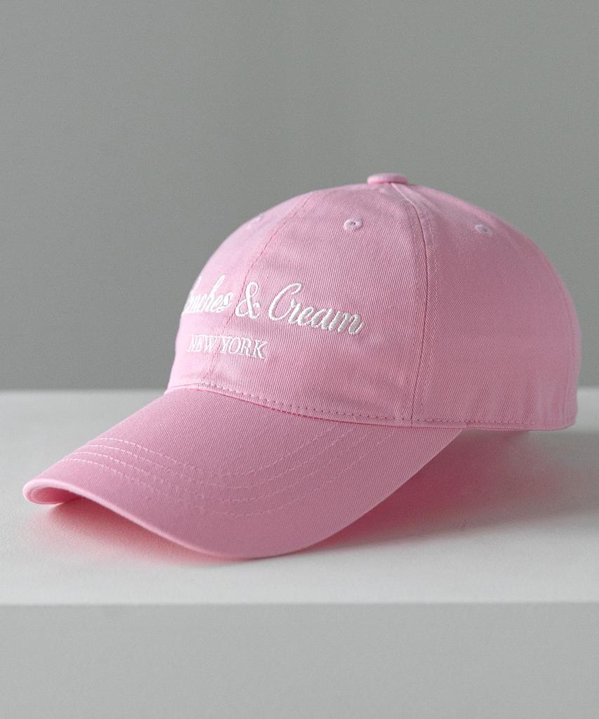 Bichiseuaenkeulim New York Ball Cap-Light Pink