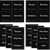 Suream Waterproof Labels for Plastic/Glass Bottles, Kitchen&Bathroom Stick Lable for Shampoo, Soap, Lotion, Conditioner, Home Organization, Soap
