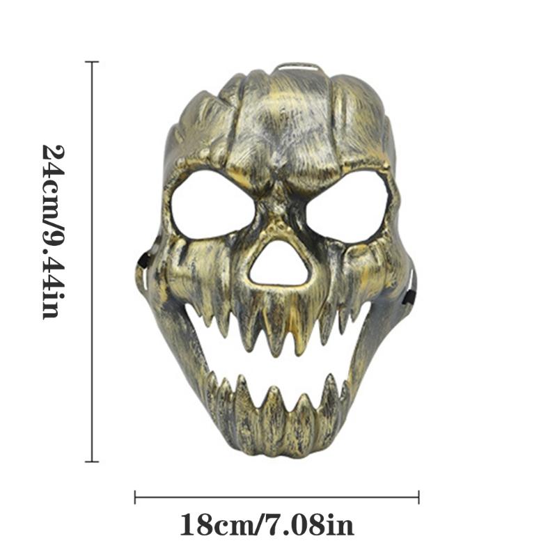 Horror Themed Kirin Face Mask Lightweight Plastic Face Covering Comfortable Wear Practical Halloween Party Accessory