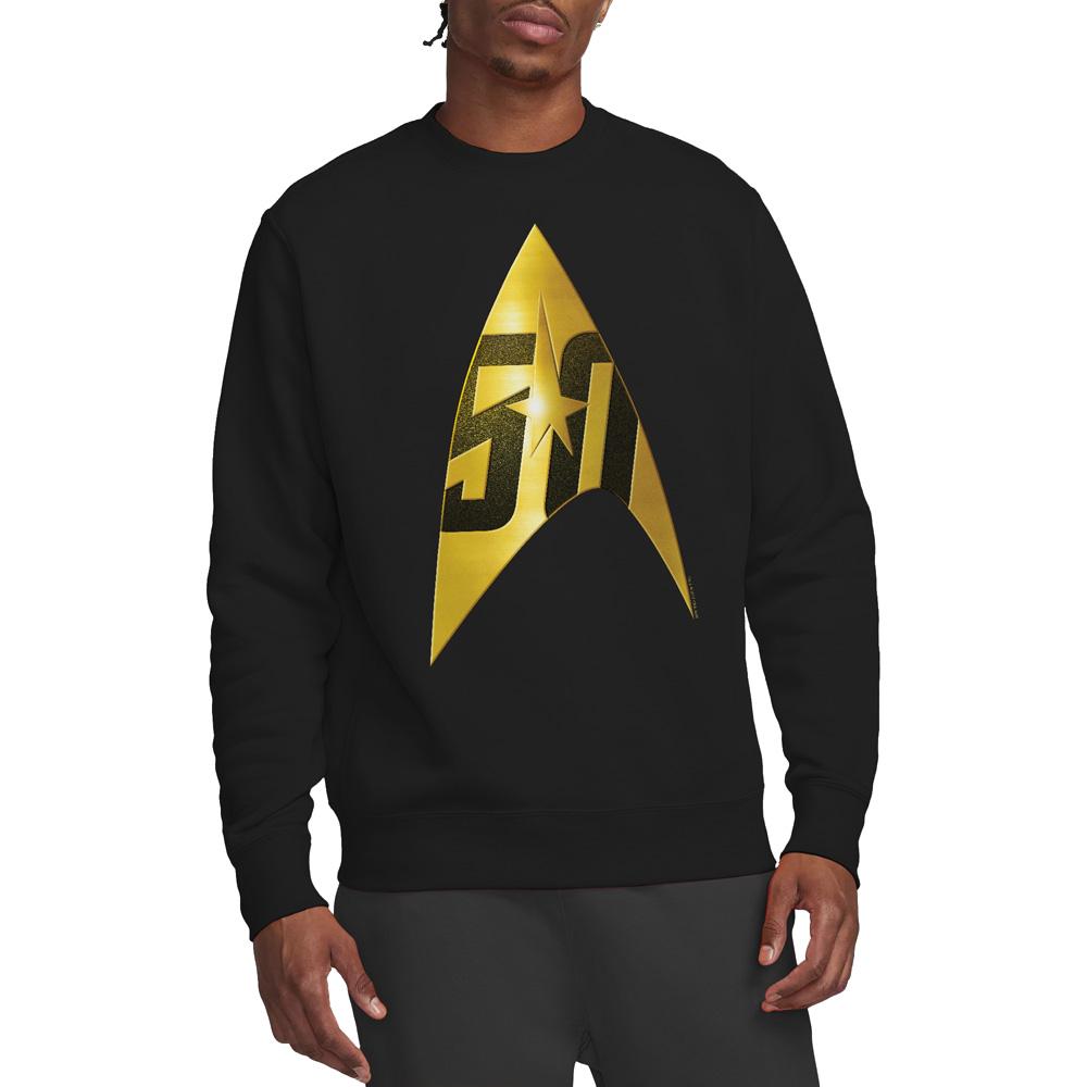 Star Trek Unisex Adult 50th Anniversary Delta Sweatshirt