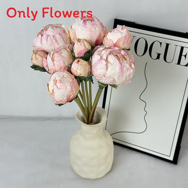 Peony Artificial Flower Bouquet For Wedding Photography And Home Decor