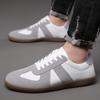 Men's Retro Fashion All-match Small White Shoes Sneakers German Training Shoes Forrest Gump Shoes Casual Men's Shoes
