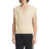 AMIPARIS Tank Tops Men's Beige V-neck Moderate UKS708016714