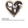 Sci-fi Lovers Brooch Love Heart Aliens Badge Brooch, Shape Enamel Lapel Pin, Clothing Clothes Decorative Pin Accessories for Daily Wear Parties Dates,