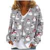 Womens Zip Up Sweaters Sweatshirts Long Sleeve Oversized Jackets Soft Casual Loose Tunic Tops