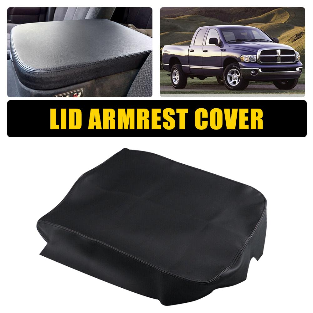 

1Pcs Black Microfiber Leather Car Center Console Lid Armrest Cover For Dodge RAM 1500 2500 3500 2002-2008 Interior Accessories чёрный