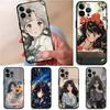 Phone Case for Apple iPhone 17 Pro Max 11 16 Air 12 13 14 XR XS MAX 17e 15 Pro 7 8 Funda Phone Cover Cartoon Pretty Girl
