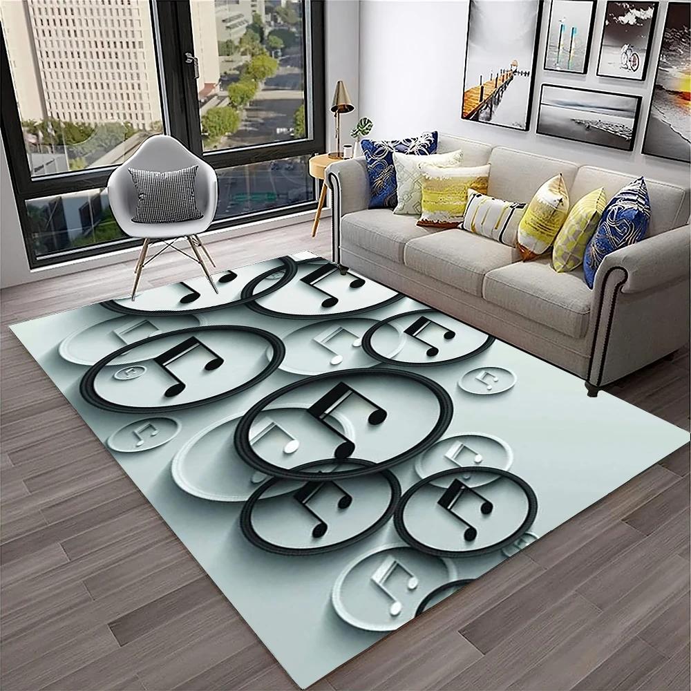 3D Retro Vinyl Record Music Art Carpet Rug for Home Living Room Bedroom Sofa Doormat Decor,Kid Play Area Rug Non-slip Floor Mat