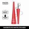 FACES CANADA Magneteyes Eyeliner - Black, 4.5ml | Intense Matte Finish | Quick Drying | 24HR Long Lasting | Fine Tip For Precise Smooth Applicati