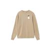 Sweatshirts Men's Khaki Crew Neck Moderate Regular HJ0836-247