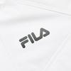Fila Logo Print Loose Fit Drop Shoulder Hooded Cotton Jacket Winter Women Jackets White F11W249908F-WT