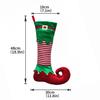 Elf Stocking with Bells - Christmas Tree Ornament & Decoration